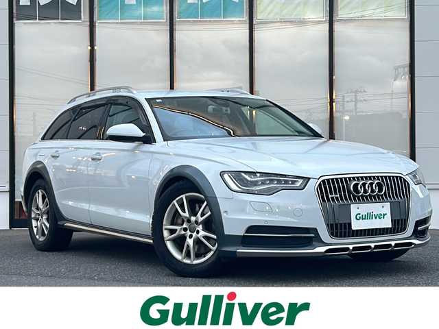 アウディ Ａ６ オールロードクワトロ 山形県 2012(平24)年 13.5万km グレイシアホワイトメタリック 4WD/前後コーナーセンサー/レザーシート/前席パワーシート/前席シートヒーター/ビルトインETC/ドライブレコーダー/LEDライト/フォグランプ/クリアランスソナー