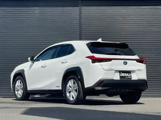 レクサス ＵＸ 250h バージョンC 山梨県 2019(令1)年 3.6万km ソニッククォーツ 三眼ＬＥＤヘッド/アダプティブハイビーム/レーダークルーズ/ＬＫＡ/ＢＳＡ/黒革（Ｌｔａｘ）/前席シートヒーター　/ハンドルヒーター　/純正メモリナビ　/フルセグ　/全方位カメラ（パノラマビュー）/シートメモリ　/純正１７インチアルミ