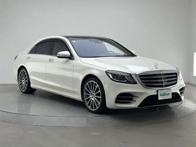 メルセデス・ベンツ Ｓ５６０Ｌ 4マチック スポーツリミテッド 兵庫県 2020(令2)年 2.5万km パール 純正ナビ/12.3型コクピットディスプレイ/ブルメスターサウンド/パノラミックスライディングルーフ/Sクラス専用リアモニター/全席シートヒーター/全席ベンチレーション/フルセグ/Bluetooth/AppleCarplay/androidauto/全方位カメラ/衝突軽減ブレーキ/レーダークルーズコントロール/レーントレーシングアシスト/ブラインドスポットモニター/マルチビームLEDヘッドライト/オートハイビーム/AMG20インチA/W/アンビエントライト/コーナーセンサー