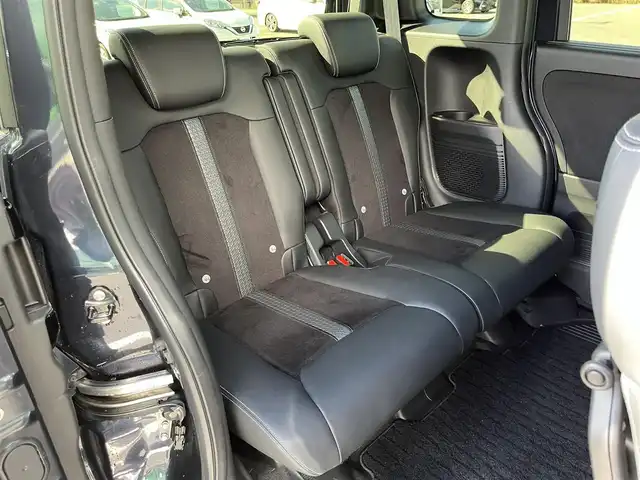 ホンダ Ｎ ＢＯＸ カスタム L ターボ 奈良県 2021(令3)年 1.8万km ミッドナイトブルービームM 純正8インチナビ(VXU-217NBi)/（フルセグ/BT/CD/DVD)/レーダークルーズコントロール/バックカメラ/パドルシフト/後方コーナーセンサー/衝突軽減システム/レーンキープアシスト/両側パワースライドドア/ハーフレザーシート/前席シートヒーター/後席サンシェード/前後ドライブレコーダー/ETC/LEDヘッドライト/純正15インチAW/保証書/取り扱い説明書