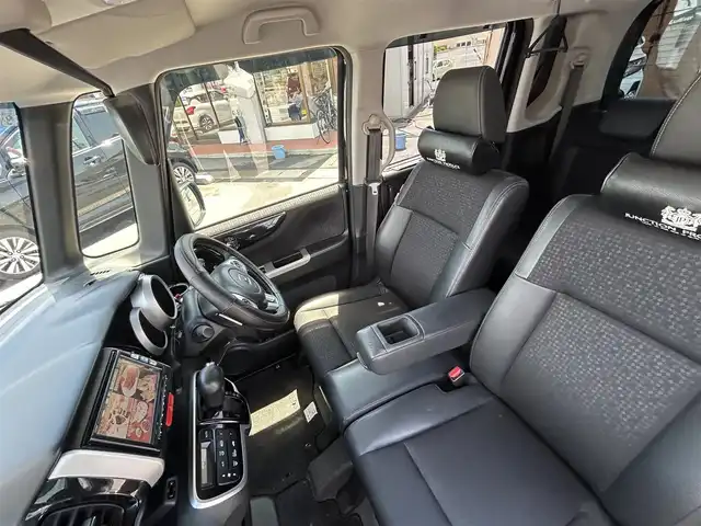 ホンダ Ｎ ＢＯＸ カスタム G ターボ Lパッケージ 長野県 2015(平27)年 5.9万km マジソンブルーパール 社外ナビ（FM/AM、CD、DVD、BT）/フルセグテレビ/バックカメラ/クルーズコントロール追従無/アイドリングストップ/ETC/前方ドライブレコーダー/前席シートヒーター/衝突軽減システム/純正フロアマット/ダブルサイドエアバック/カーテンエアバック/キセノンヘッドライト/オートライト/ABS/スペアキー（１本）/社外１４AW/プッシュスタート/保証書、取扱説明書