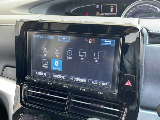 トヨタ エスティマ アエラス 愛知県 2018(平30)年 5.4万km ブラック 衝突被害軽減ブレーキ/純正9インチSDナビ（あり）/フリップダウンモニター/両側パワースライドドア/クルーズコントロール/フルセグTV/CD DVD/Bluetooth/バックカメラ/コーナーセンサー/純正アルミホイール/LEDヘッドライト/電動リアゲート/オートマチックハイビーム/ドライブレコーダー/ETC/ステアリングスイッチ/スマートキー/プッシュスタート