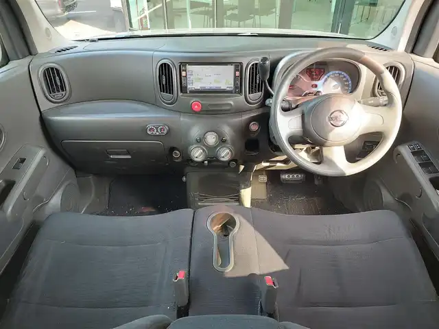 日産 キューブ 15X Mセレクション 東京都 2010(平22)年 9.4万km トワイライトグレー 純正メモリーナビ/ドアバイザー/ETC/プッシュスタート/純正フロアマット/取扱説明書（車体・オーディオ・ETC）
