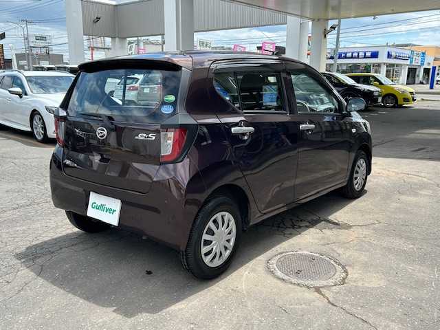 ダイハツ ミラ イース L SAⅢ 道東・釧路十勝 2020(令2)年 1.3万km プラムブラウンクリスタルマイカ ４WD/社外CD/AUX/衝突軽減システム/コーナーセンサー/キーレス/ドアバイザー/純正マット