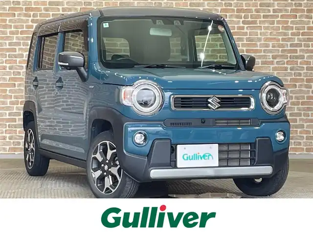 スズキ ハスラー HYBRID X 岩手県 2020(令2)年 4.9万km デニムブルー ガンメタリック 2トーン ４WD/全方位モニター/スズキセーフティサポート/デュアルカメラブレーキサポート/車線逸脱警報/誤発進抑制機能/リヤパーキングセンサー/先行車発進お知らせ機能/標識認識機能/ヒルディセントコントロール/グリップコントロール/シートヒーター/純正ナビ/フルセグTV/LEDヘッドライト/LEDフォグランプ/純正15インチアルミホイール