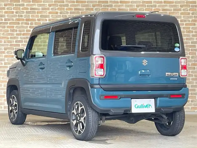 スズキ ハスラー HYBRID X 岩手県 2020(令2)年 4.9万km デニムブルー ガンメタリック 2トーン ４WD/全方位モニター/スズキセーフティサポート/デュアルカメラブレーキサポート/車線逸脱警報/誤発進抑制機能/リヤパーキングセンサー/先行車発進お知らせ機能/標識認識機能/ヒルディセントコントロール/グリップコントロール/シートヒーター/純正ナビ/フルセグTV/LEDヘッドライト/LEDフォグランプ/純正15インチアルミホイール