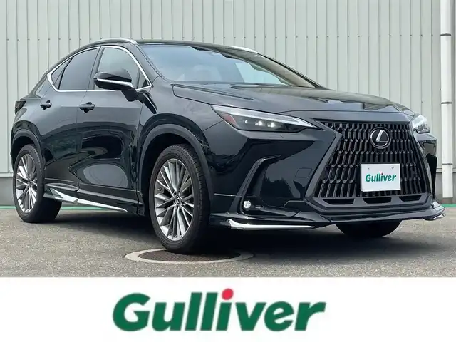 レクサス ＮＸ 350h バージョンL 富山県 2023(令5)年 2.1万km グラファイトブラックガラスフレーク パノラマルーフ/パノラミックビューモニター/ブラウンレザーシート/14インチナビ/フルセグＴＶ/Bluetooth/AC１００V電源/前席パワーシート/前席シートヒーター/前席エアシート/パドルシフト/セーフティシステムプラス/レーダークルーズコントロール/レーンキープアシスト/ブラインドスポットモニター/ヘッドアップディスプレイ/パワーバックドア/3眼LEDヘッドライト/ルーフレール