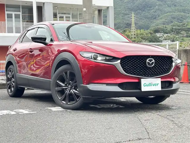 マツダ ＣＸ－３０ 20S ブラックトーンED 長崎県 2022(令4)年 2.1万km ソウルレッドクリスタルM ワンオーナー/純正SDナビ/・AM/FM/BT/CD/DVD/HDMI/フルセグTV/全方位モニター/MT付AT/前席シートヒーター/D席パワーシート/D席メモリーシート/ステアリングスイッチ/レーダークルーズコントロール/ビルトインETC/コーナーセンサー/i-stop/TCS/HUD/BSM/LKA/速度標識警報/ディスタンス＆スピードアラート/スマートブレーキサポート/フロアマット/ドアバイザー/保証書/取扱説明書/スペアキー