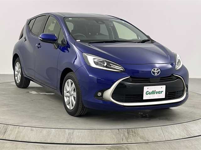 トヨタ アクア Z 熊本県 2021(令3)年 3.6万km ダークブルーマイカM 純正ナビ　バックカメラ　ＣＤ　ＤＶＤ　ＴＶ　Ｂｔ　ＥＴＣ２．０　追従型クルーズコントロール　前後ドライブレコーダー　パワーシート　ステアリングヒーター　前後コーナーセンサー　１５インチＡＷ