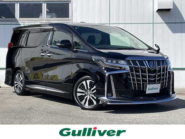 トヨタ アルファード S Cパッケージ 山梨県 2021(令3)年 5万km ブラック モデリスタエアロ/純正メモリナビ/フルセグTV/DVD/Bluetooth接続/USB入力端子/ETC2.0/純正フリップダウンモニター/前席パワシート/前席エアシート/両側パワースライドドア/電動リアゲート/コーナーセンサー/レーンキープアシスト/横滑り防止装置/衝突被害軽減システム/取扱説明書/保証書/スペアキー　1本