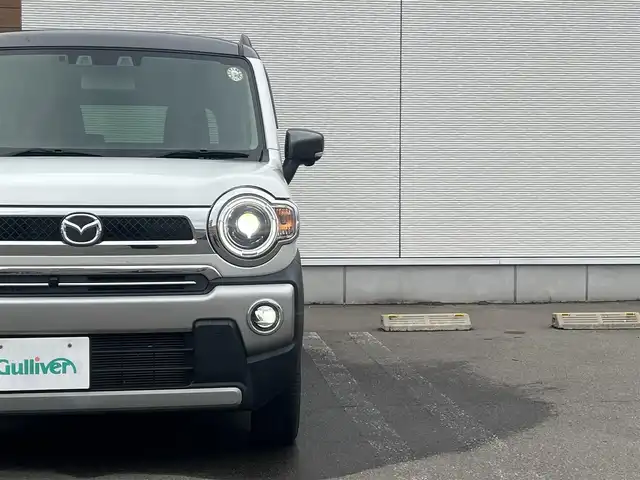 マツダ フレア クロスオーバー ハイブリッドXT スペシャル 秋田県 2021(令3)年 5.4万km パールⅡ ワンオーナー/ターボ/４WD/衝突軽減システム/LEDヘッドライト/純正メモリナビ（DVD/CD/BT/AM/FM/USB）/フルセグ（走行中視聴不可能）/３６０°ビューモニター/マツダ純正１５インチアルミ（夏タイヤ装着）/スマートキー/アイドリングストップ/プッシュスタート/クルーズコントロール追従走行有/オートマチックハイビーム/コーナーセンサー/レーンキープアシスト/ダウンヒルアシストコントロール/ステアリングスイッチ/パドルシフト/前席シートヒーター/ルーフレール/ビルトインETC/純正ドアバイザー/オートライト/オートエアコン/パワーステアリング/パワーウィンドウ/横滑り防止/盗難防止装置/寒冷地仕様/電動格納ウィンカーミラー/保証書/取扱説明書/記録簿/スペアキー×１