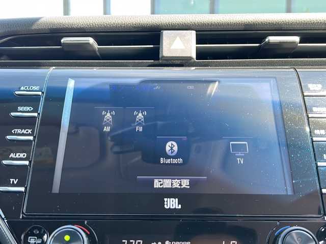 トヨタ カムリ WSレザーパッケージ 岐阜県 2019(令1)年 5.9万km エモーショナルレッドⅡ 登録時走行距離：58295km/純正ナビ/バックカメラ/フルセグテレビ・Bluetooth/TRDエアロ/TRDマフラー/スポーツサスペンション/ガーニッシュ/JBLサウンド/本革シート/シートヒーター/トヨタセーフティーセンス/ブラインドスポットモニター/レーダークルーズコントロール/ETC/LEDヘッドライト/オートライト/オートハイビーム/パワーシート/プッシュスタート/スマートキー