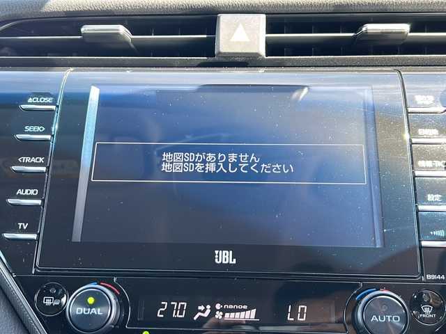 トヨタ カムリ WSレザーパッケージ 岐阜県 2019(令1)年 5.9万km エモーショナルレッドⅡ 登録時走行距離：58295km/純正ナビ/バックカメラ/フルセグテレビ・Bluetooth/TRDエアロ/TRDマフラー/スポーツサスペンション/ガーニッシュ/JBLサウンド/本革シート/シートヒーター/トヨタセーフティーセンス/ブラインドスポットモニター/レーダークルーズコントロール/ETC/LEDヘッドライト/オートライト/オートハイビーム/パワーシート/プッシュスタート/スマートキー