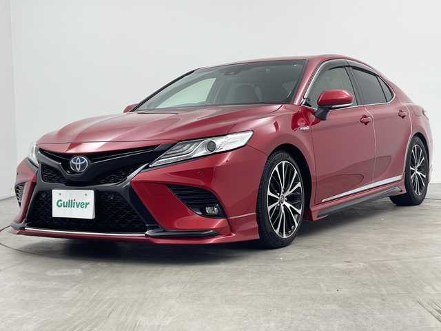 トヨタ カムリ WSレザーパッケージ 三重県 2019(令1)年 5.9万km エモーショナルレッドⅡ /禁煙車//純正ナビ/ フルセグテレビ・Bluetooth//バックカメラ//TRDエアロ//TRDマフラー//スポーツサスペンション//ガーニッシュ//JBLサウンド//本革シート//シートヒーター//トヨタセーフティーセンス//ブラインドスポットモニター//レーダークルーズコントロール//ETC//LEDヘッドライト//オートライト//オートハイビーム//パワーシート//プッシュスタート//スマートキー