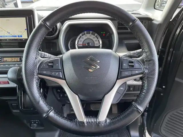 スズキ スペーシア カスタム HYBRID GS 栃木県 2022(令4)年 3.1万km ブルーイッシュブラックパール3 スズキセーフティサポート/社外ナビ/BluetoothAudio/バックカメラ/ETC/パワースライドドア/レーダークルーズコントロール/シートヒーター/LEDヘッドライト/フォグランプ/オートハイビーム/コーナーセンサー/アイドリングストップ/ロールサンシェード/スマートキー×2/AAC/純正14インチAW