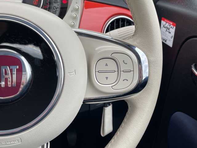 フィアット ５００ 1．2 カルト 福岡県 2022(令4)年 4.3万km ビタミニックオレンジ 純正オーディオ/（Bカメラ/TV/Bluetooth/AM/FM/USB）/純正前後ドライブレコーダー/純正フロアマット/ステアリングスイッチ/フォグランプ/パドルシフト