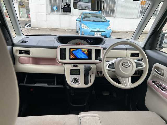 ダイハツ ムーヴ キャンバス X メイクアップ リミテッド SAⅢ 富山県 2018(平30)年 8万km パールホワイトⅢ/ライトローズマイカメタリックⅡ 2トーン ワンオーナー/全周囲カメラ/両側パワースライドドア/スマートキー×２/社外メモリーナビ(AVN-R8W)/DVD/BT/MSV/フルセグTV/TVキャンセラー/ETC/プッシュスタート/フォグランプ/衝突安全ブレーキ/オートハイビーム/レーンキープ/横滑り防止装置/ドラレコ(SL317DVR)/オートリトラミラー/純正フロアマット/電格ミラー/ヘッドライトレベライザー/アイドリングストップ/ステアリングスイッチ/保証書・取説・ナビ取説