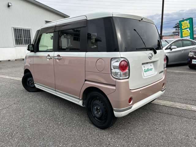 ダイハツ ムーヴ キャンバス X メイクアップ リミテッド SAⅢ 富山県 2018(平30)年 8万km パールホワイトⅢ/ライトローズマイカメタリックⅡ 2トーン ワンオーナー/全周囲カメラ/両側パワースライドドア/スマートキー×２/社外メモリーナビ(AVN-R8W)/DVD/BT/MSV/フルセグTV/TVキャンセラー/ETC/プッシュスタート/フォグランプ/衝突安全ブレーキ/オートハイビーム/レーンキープ/横滑り防止装置/ドラレコ(SL317DVR)/オートリトラミラー/純正フロアマット/電格ミラー/ヘッドライトレベライザー/アイドリングストップ/ステアリングスイッチ/保証書・取説・ナビ取説