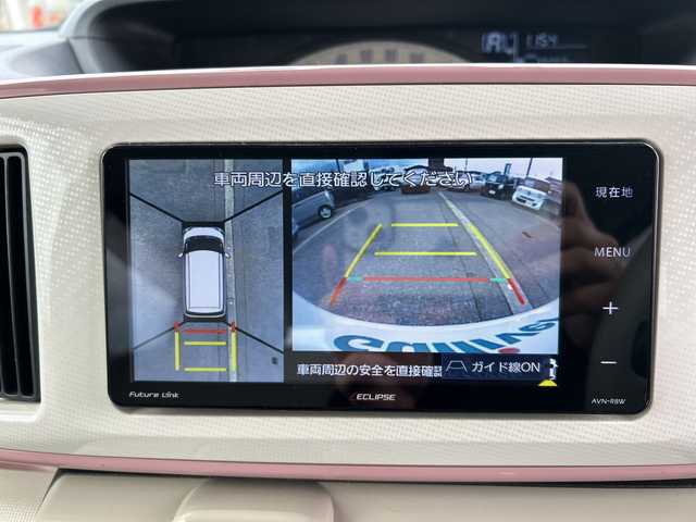 ダイハツ ムーヴ キャンバス X メイクアップ リミテッド SAⅢ 富山県 2018(平30)年 8万km パールホワイトⅢ/ライトローズマイカメタリックⅡ 2トーン ワンオーナー/全周囲カメラ/両側パワースライドドア/スマートキー×２/社外メモリーナビ(AVN-R8W)/DVD/BT/MSV/フルセグTV/TVキャンセラー/ETC/プッシュスタート/フォグランプ/衝突安全ブレーキ/オートハイビーム/レーンキープ/横滑り防止装置/ドラレコ(SL317DVR)/オートリトラミラー/純正フロアマット/電格ミラー/ヘッドライトレベライザー/アイドリングストップ/ステアリングスイッチ/保証書・取説・ナビ取説