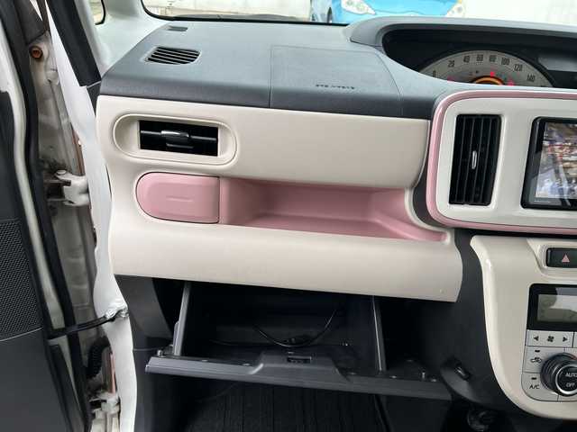 ダイハツ ムーヴ キャンバス X メイクアップ リミテッド SAⅢ 富山県 2018(平30)年 8万km パールホワイトⅢ/ライトローズマイカメタリックⅡ 2トーン ワンオーナー/全周囲カメラ/両側パワースライドドア/スマートキー×２/社外メモリーナビ(AVN-R8W)/DVD/BT/MSV/フルセグTV/TVキャンセラー/ETC/プッシュスタート/フォグランプ/衝突安全ブレーキ/オートハイビーム/レーンキープ/横滑り防止装置/ドラレコ(SL317DVR)/オートリトラミラー/純正フロアマット/電格ミラー/ヘッドライトレベライザー/アイドリングストップ/ステアリングスイッチ/保証書・取説・ナビ取説