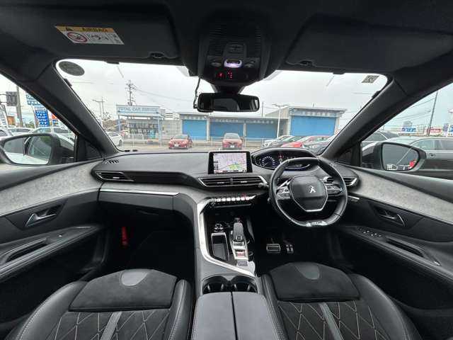 プジョー ３００８ GT ブルー HDi 滋賀県 2019(平31)年 2.5万km BLANC NACRE サンルーフ/純正ナビゲーション/（CayPlay/BT/フルセグ）/全周囲カメラ/アクティブクルーズコントロール/BSM/LKA/ワイヤレスチャージ/前後ドラレブレコーダー/前後コーナーセンサー/純正アルミホイール/電動パワーゲート/純正LEDヘッドライト/ハーフレザー/・D席パワーシート/・前席シートヒーター /ETC
