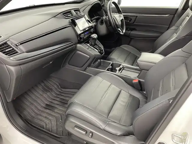 ホンダ ＣＲ－Ｖ EX・ブラックエディション 福島県 2021(令3)年 6.6万km プラチナホワイトパール ホンダセンシング/・衝突軽減ブレーキ/・路外逸脱抑制装置/・レーダークルーズコントロール/純正ナビ/・型番：VRV-205CVi/・フルセグTV/Bluetooth/CD/DVD/・バックカメラ/・ETC2.0/・前後ドライブレコーダー/サンルーフ/純正エアロ(F/S/R/リアスポイラー)/アイドリングストップ/パワーバックドア/電子パーキング/革巻きステアリング/・ステアリングリモコン/・パドルシフト/レザーシート/・パワーシート(運転席/助手席)/・メモリシート(運転席)/プッシュスタート/・スマートキー/・スペアキー/LEDヘッドライト/・オートライト/純正ラバーマット/取扱説明書/保証書