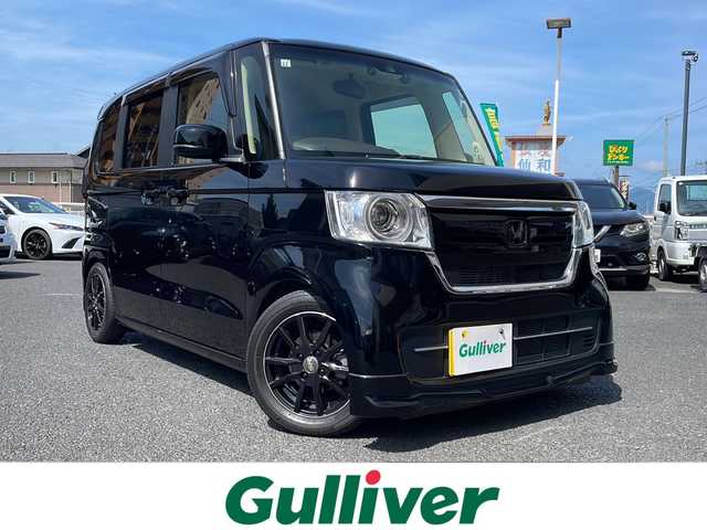 ホンダ Ｎ ＢＯＸ L ターボ 山形県 2021(令3)年 1.7万km クリスタルブラックパール ・ワンオーナー/・純正ナビ/フルセグ/CD/DVD/Bluetooth//　AppleCarPlay/・純正前後ドラレコ/・バックカメラ/・ビルトインETC/・アダプティブクルーズコントロール/・衝突被害軽減ブレーキ/・誤発進抑制機能/・レーンキープアシスト/・後方クリアランスソナー/・標識検知/・先行車発進お知らせ/・LEDヘッドランプ/・電子パーキング/・オートブレーキホールド/・パドルシフト/・CUSCO車高調（純正品車載）/・両側パワースライドドア/・前席シートヒーター/・純正マット/・純正エンジンスターター/・スペアキー2本/・シートカバー/・付属品（フロントマスク、リアランプ、マット）/・保証書/・取扱説明書