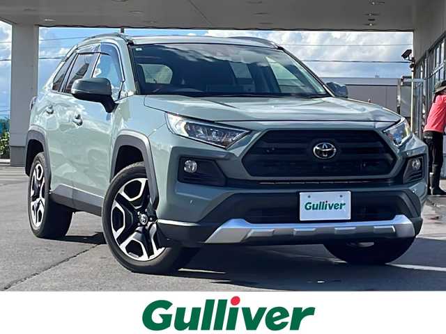 トヨタ ＲＡＶ４ アドベンチャー 道北・旭川 2021(令3)年 4.6万km アーバンカーキ /寒冷地仕様//ワンオーナー//禁煙車//4WD//純正ナビ/BT/USB/Miracast//OPグレー合皮シート//パワーシート//全方位カメラ//フロントデアイサー//トヨタセーフティセンス//LTA//PCS//BSM//RCTA//PKSB//RSA//ACC//先行者発信告知//クリアランスソナー//革巻きステアリング//LEDヘッドライト//フォグランプ//オートマチックハイビーム//保証書//取説//純正フロアマット