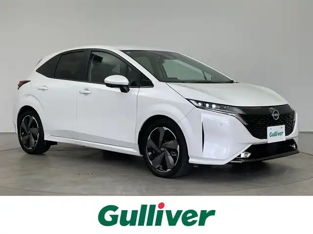 日産 オーラ G レザーエディション 埼玉県 2024(令6)年 0.5万km ピュアホワイトパール 純正９インチディスプレイオーディオ　アラウンドビューモニター　ＢＳＩ　ビルトインＥＴＣ　黒レザーシート　デジタルインナーミラー　ＨＤＭＩ　オートハイビーム　純正アルミホイール　ＬＥＤヘッドライト　ＴＶ