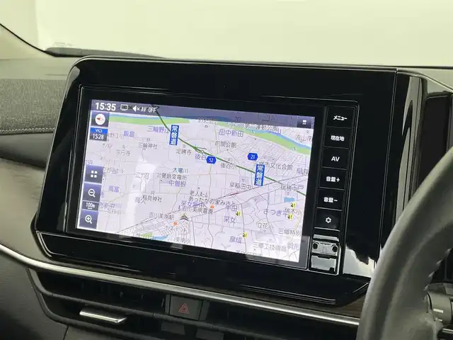 日産 オーラ G レザーエディション 埼玉県 2024(令6)年 0.5万km ピュアホワイトパール 純正９インチディスプレイオーディオ　アラウンドビューモニター　ＢＳＩ　ビルトインＥＴＣ　黒レザーシート　デジタルインナーミラー　ＨＤＭＩ　オートハイビーム　純正アルミホイール　ＬＥＤヘッドライト　ＴＶ