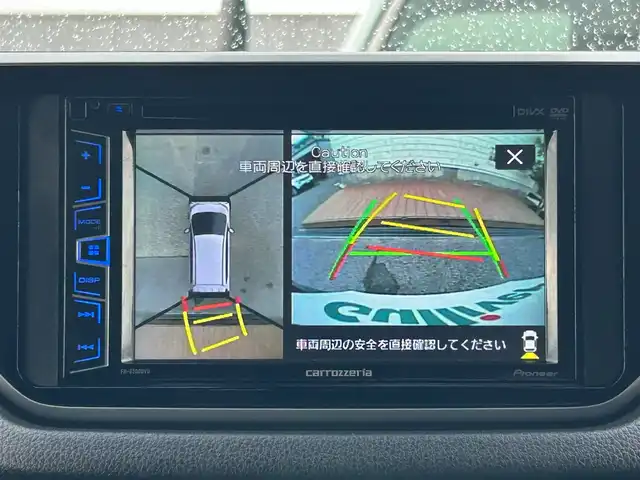 ダイハツ ムーヴ カスタム X LTDⅡ SAⅢ 滋賀県 2018(平30)年 4.1万km ブラックマイカメタリック 6インチ社外カーオーディオ/（FM/AM/CD/DVD/USB/iPod/AUX）/パノラマモニター/バックカメラ/スマートアシスト３/・誤発進抑制制御機能（前方・後方）/・プリクラッシュブレーキアシスト	/・衝突警報機能（対車両・対歩行者）/・レーンキープアシスト	/運転席シートヒーター/電動格納ミラー/アイドリングストップ/ステアリングスイッチ/オートライト/LEDヘッドライト/ヘッドライトライトレベリング/フロントフォグ/オートハイビーム/フルオートエアコン/プッシュスタート/スマートキー/純正フロアマット/ドアバイザー