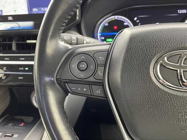 トヨタ ハリアー ハイブリッド Z 栃木県 2021(令3)年 6.4万km ホワイトパールクリスタルシャイン 純正ナビ/（BT/フルセグ/ミラーリング/AM/FM）/全方位カメラ/JBLサウンド/衝突軽減システム/車線逸脱抑制機能/横滑り防止/クリアランナソー/パーキングサポートブレーキ/クルーズコントロール/標識認識機能/電動リアゲート/ビルトインETC2.0/インテリジェントルームミラー/純正アルミホイール/社外フロアマット/ISOFIX/プッシュスタート/スマートキー/スペアキー