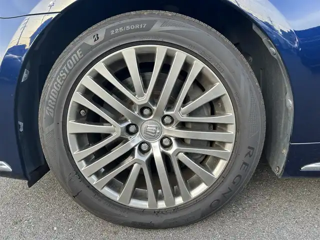 トヨタ クラウン マジェスタ Fバージョン 愛知県 2014(平26)年 8.1万km ダークブルーマイカ 禁煙車/純正8インチHDDナビ/DTV/BT/DVD/USB/AM/FM/パノラミックビューモニター/ミラー型ドライブレコーダー/ビルトインETC/レーダークルーズコントロール/プリクラッシュセーフティシステム/クリアランスソナー/ブラインドスポットモニター/ウッド/革巻きコンビハンドル/電動チルト＆テレスコピックステアリング/ステアリングヒーター/左右後席独立温度調整オートエアコン/リアオートエアコン/メモリー付きパワーシート/レザーシート/全席シートヒーター/前席シートベンチレーション/リヤ電動サンシェード/純正フロアマット/サイドバイザー/純正17インチAW/リヤセンターアームレスト/センターコンソール/LEDオートライト/フォグランプ