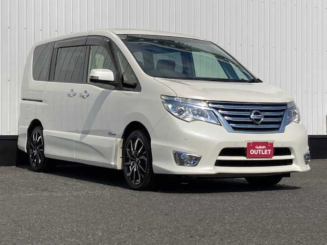 日産 セレナ ハイウェイスター ｓ ハイブリッド アドバンスドセーフティパッケージ 8型ナビ 衝突軽減b 全方位カメラ 両パワ 14年式 平成26年式 ブリリアントホワイトパール Id 中古車検索のガリバー