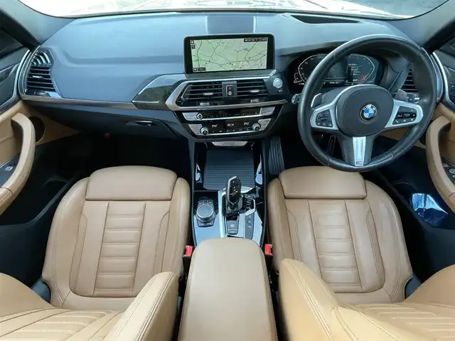 ＢＭＷ Ｘ３ xDrive20d Mスポーツ 埼玉県 2021(令3)年 5.6万km サファイアブラックP ワンオーナー/ハイラインパッケージ/インテリセーフ　/ＡＣＣ　/ＬＤＷ　/ＬＣＷ　/純正HDDナビ　/フルセグＴＶ　/全方位カメラ　/ヘッドアップＤ　/コンフォートＡ　/ＰＤＣ　/茶革シート　/シートＨ　/パワーシート　/ミラーＥＴＣ　/Ｐテールゲート　/ＬＥＤライト/ドラレコ