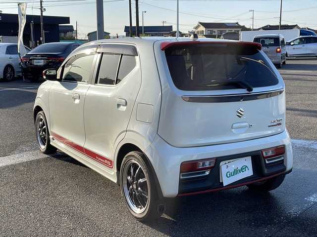 スズキ アルト ターボRS 新潟県 2016(平28)年 13万km パールホワイト 4WD/社外SDナビ/(AM/FM/CD/DVD/SD/フルセグ/Bluetooth)/バックモニター/HIDオートライト/前席シートヒーター/純正15インチアルミホイール/パドルシフト/スマートキー/ビルトインETC/シガーソケット/ドアバイザー/電格ミラー