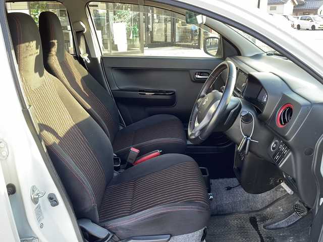 スズキ アルト ターボRS 新潟県 2016(平28)年 13万km パールホワイト 4WD/社外SDナビ/(AM/FM/CD/DVD/SD/フルセグ/Bluetooth)/バックモニター/HIDオートライト/前席シートヒーター/純正15インチアルミホイール/パドルシフト/スマートキー/ビルトインETC/シガーソケット/ドアバイザー/電格ミラー