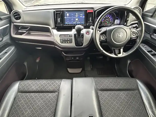 ホンダ Ｎ ＷＧＮ カスタム Gターボ SSクールPKG 鳥取県 2016(平28)年 7.8万km スマートブラック ターボ/純正8インチナビ/フルセグ/DVD/CD/BT/バックカメラ・ETC/ハーフレザーシート/衝突軽減ブレーキ（CTBA）/パドルシフト/クルーズコントロール/キセノンライト/フォグライト/純正14インチアルミホイール/プッシュエンジンスタート/アイドリングストップ/フロアマット/ドアバイザー/保証書・取扱説明書/スペアキー