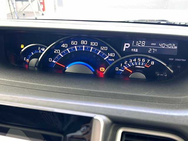 ダイハツ タント カスタム RS トップED SA 岐阜県 2014(平26)年 4.1万km ナイトシャドーパープルクリスタルM 純正8インチSDナビ/フルセグ/BT/CD/DVD/バックカメラ/衝突軽減ブレーキ/両側パワースライドドア/シートカバー/プッシュスタート/スマートキー/LEDヘッドライト/フォグランプ/フロアマット/純正15インチAW