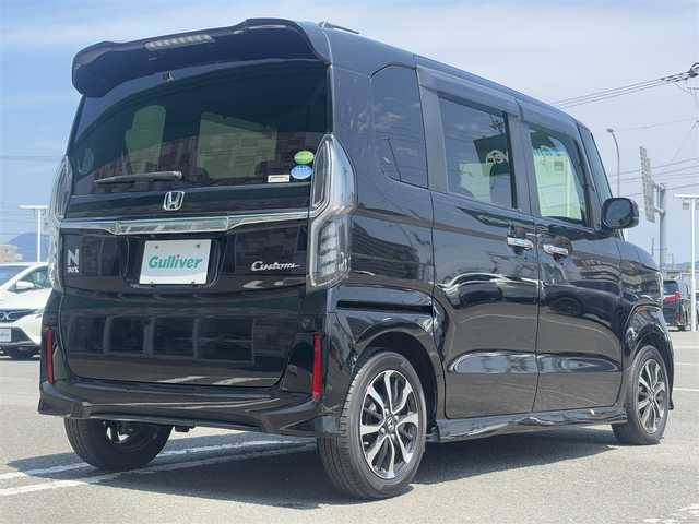 ホンダ Ｎ ＢＯＸ カスタム G L ホンダセンシング 徳島県 2019(平31)年 1.3万km クリスタルブラックパール ７インチナビ(カロッツェリア)/　　フルセグ/BT/CD/DVD/MSV/バックカメラ/片側パワースライドドア/衝突被害軽減ブレーキ/アダプティブクルーズコントロール/レーンキープアシスト/ETC/LEDヘッドライト/オートライト/フォグランプ/純正14インチアルミホイール/ドアバイザー/フロアマット/ステアリングスイッチ/スマートキー/プッシュスタート