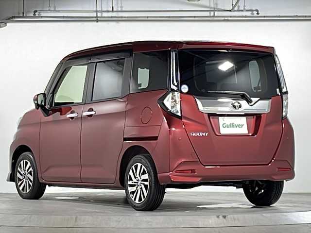 トヨタ ルーミー カスタムG 広島県 2021(令3)年 1.6万km ファイアークォーツレッドM 純正9インチナビ/CD/DVD/DTV/Bluetooth/バックカメラ/レーダークルーズコントロール/両側パワースライドドア /LEDオートライト/オートハイビーム/電子パーキング/コーナーセンサー /前後ドライブレコーダー/ビルトインETC/スマートキー/プッシュスタート/純正アルミホイール/純正フロアマット/純正ドアバイザー