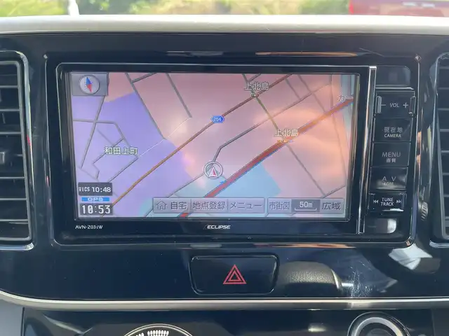 日産 デイズ ルークス 富山県 2014(平26)年 6.8万km プレミアムパープルP 社外ナビ／/フルセグＴＶ／/Ｂｌｕｅｔｏｏｔｈ／/ＤＶＤ再生／/両側パワースライドドア／/インテリジェントキー／/サーキュレーター／/ベンチシート／