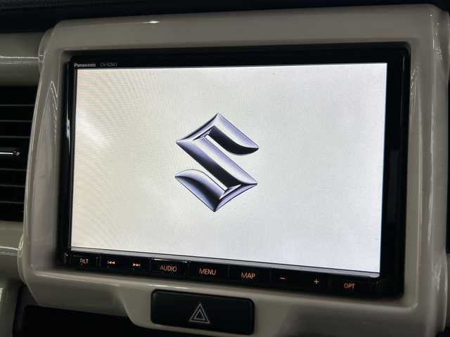 スズキ ハスラー ワンダラー 神奈川県 2018(平30)年 2.1万km シフォンアイボリーメタリック/ウッディブラウン2トーンルーフ 純正9インチナビ【CN-RZ843】/AM　FM　フルセグ　SD　MSV　USB　Bluetooth/全方位モニター/デュアルカメラブレーキサポート/純正ドライブレコーダー/革巻ステアリング/ステアリングリモコン/合皮ハーフレザーシート/前席シートヒーター/木目調パネル/ISOFIX対応/純正ゴムマット/スマートキー×2/HIDヘッドライト/フォグランプ/ウィンカーミラー/ルーフレール/ドアバイザー/誤発進抑制機能/車線逸脱警報機能/ふらつき警報機能/先行車発進お知らせ機能/アイドリングストップ