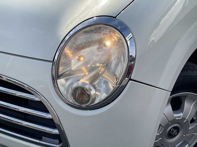 ダイハツ ミラ ジーノ X 長野県 2005(平17)年 5.5万km ホワイトパールマイカ 禁煙車/純正オーディオ（CD/MD/FM/AM）/電動格納ミラー/リモコンキー/純正フロアマット/純正ドアバイザー/社外13インチAW