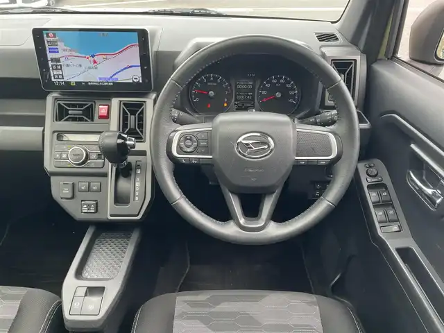 ダイハツ タフト G クロムベンチャー 島根県 2021(令3)年 7.9万km サンドベージュメタリック スマートアシスト/ガラスルーフ/純正ナビ/フルセグTV/Bluetooth/バックカメラ/スマートキー/スペアキー /プッシュスタート /シートヒーター /ステアリングスイッチ/電子パーキング/アイドリングストップ