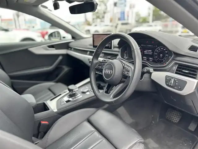 アウディ Ａ５ SB 40TFSIスポーツ 滋賀県 2020(令2)年 3.1万km 白 バーチャルコクピット/ACC/アシスタントパッケージ/・サラウンドビューカメラ/・パークアシスト/・アウディサイドアシスト/・アウディプレセンスリア/LEDヘッドライト/黒革シート/・前席パワーシート/・前席シートヒーター /純正ナビ/（CD/DVD/DTV/BT/CarPlay）/ETC2.0/コーナーセンサー/前後ドライブレコーダー/純正18インチAW