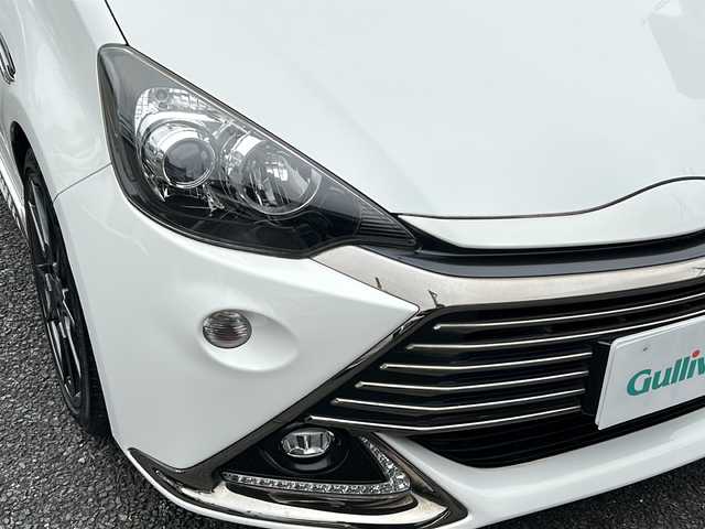 トヨタ アクア G G’s 東京都 2015(平27)年 6.3万km ライムホワイトパールクリスタルシャイン メモリナビ/フルセグテレビ/バックカメラ/クルーズコントロール/プッシュスタート/ETC/エアロ