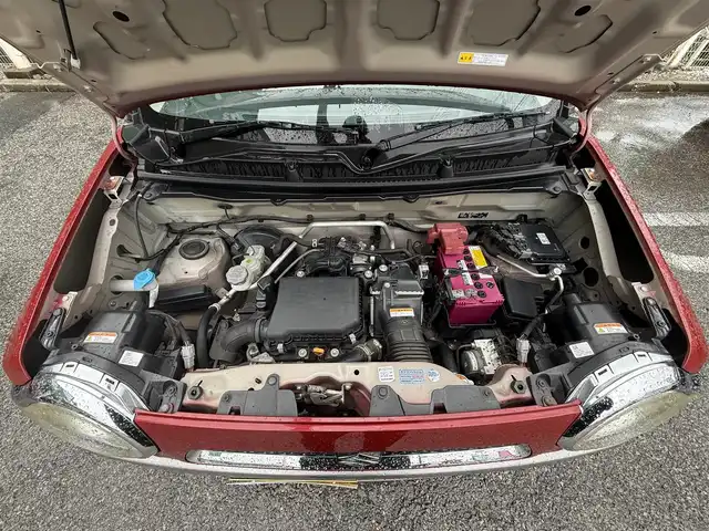 スズキ ハスラー X ターボ 千葉県 2014(平26)年 5.4万km フェニックスレッドパール/ブルーイッシュブラックパール 社外SDナビ（AVIC-RZ300）/　（DVD/CD/AM/FM)/ワンセグ/ルーフレール装着車/ETC/運転席シートヒーター/純正アルミ付サマータイヤ積込/レーダーブーブレーキサポート/スペアキー/取説/保証書