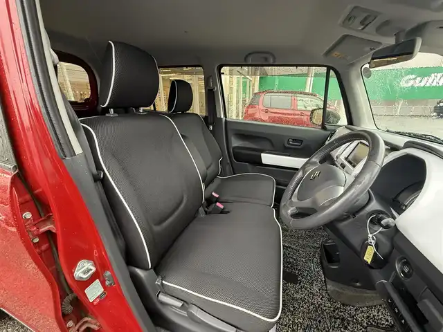 スズキ ハスラー X ターボ 千葉県 2014(平26)年 5.4万km フェニックスレッドパール/ブルーイッシュブラックパール 社外SDナビ（AVIC-RZ300）/　（DVD/CD/AM/FM)/ワンセグ/ルーフレール装着車/ETC/運転席シートヒーター/純正アルミ付サマータイヤ積込/レーダーブーブレーキサポート/スペアキー/取説/保証書