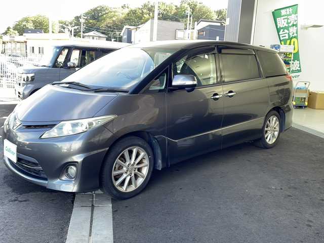 トヨタ エスティマ アエラス Gエディション 愛知県 2009(平21)年 8.8万km グレーメタリック 純正ナビ/バックカメラ/オットマン/ETC
